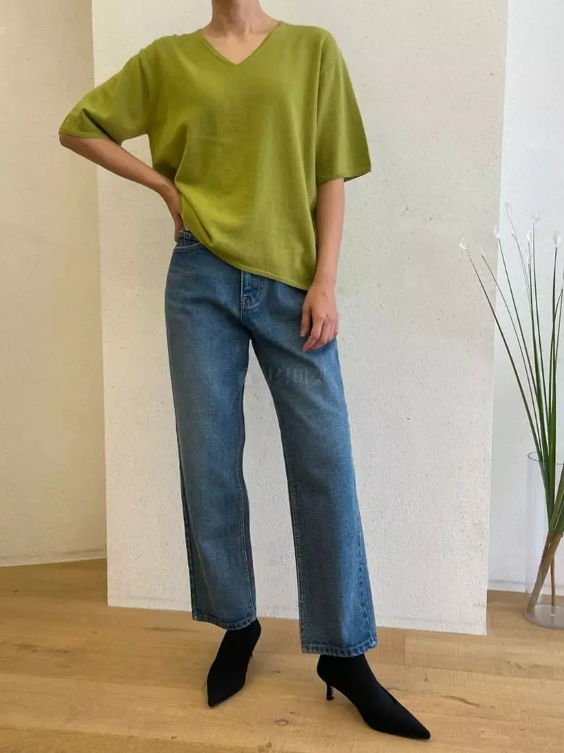Ann Margret - Korean Women Fashion - #momslook - Cash Knit Tee - 5