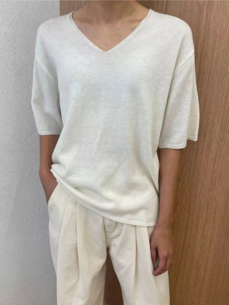 Ann Margret - Korean Women Fashion - #momslook - Cash Knit Tee - 7
