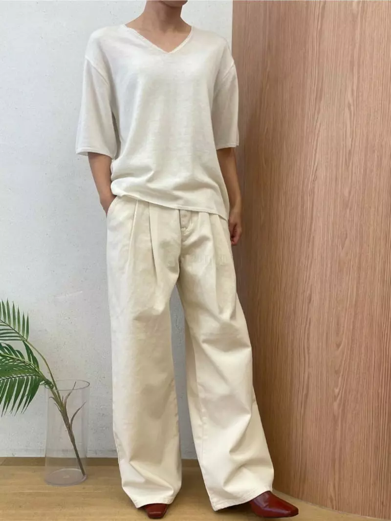Ann Margret - Korean Women Fashion - #momslook - Cash Knit Tee - 9