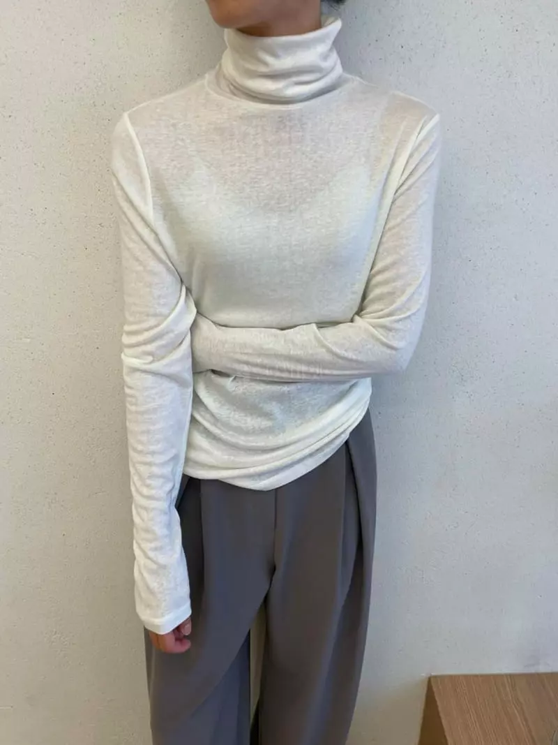 Ann Margret - Korean Women Fashion - #womensfashion - Turtleneck Tee - 4