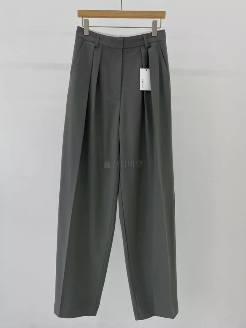 Ann Margret - Korean Women Fashion - #momslook - Tuck Pants - 3