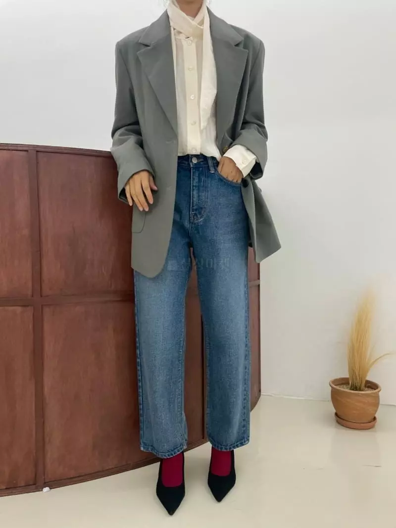Ann Margret - Korean Women Fashion - #momslook - Single JAcket - 2