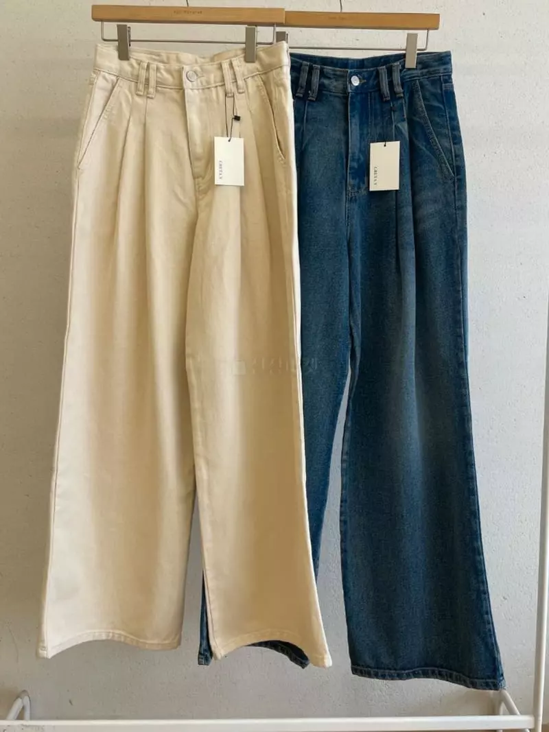 Ann Margret - Korean Women Fashion - #momslook - Wide Jeans - 11