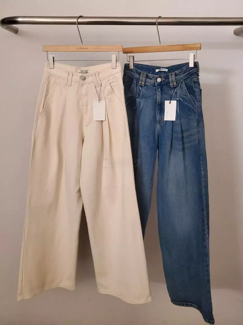Ann Margret - Korean Women Fashion - #womensfashion - Wide Jeans - 4