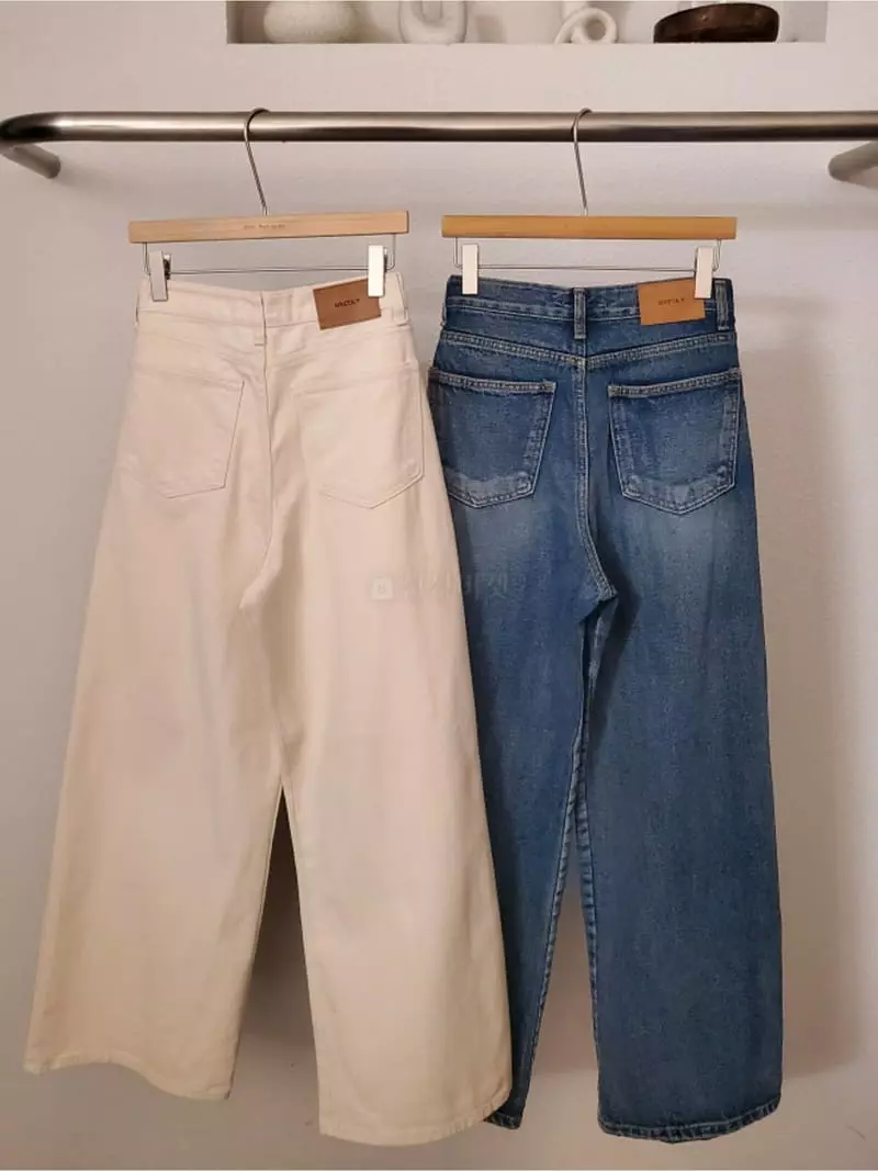 Ann Margret - Korean Women Fashion - #momslook - Wide Jeans - 6