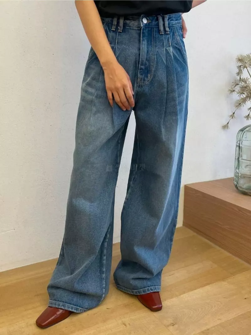 Ann Margret - Korean Women Fashion - #momslook - Wide Jeans - 8