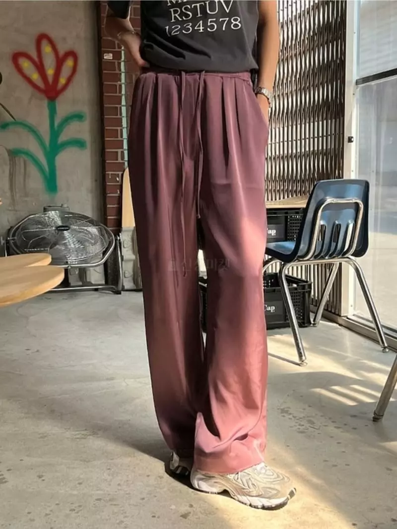 Ann Margret - Korean Women Fashion - #momslook - Shatin Banding Pants - 3