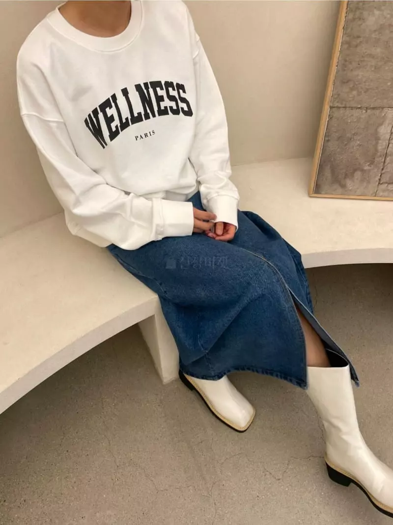 Ann Margret - Korean Women Fashion - #momslook - Paint Sweatshirt - 5