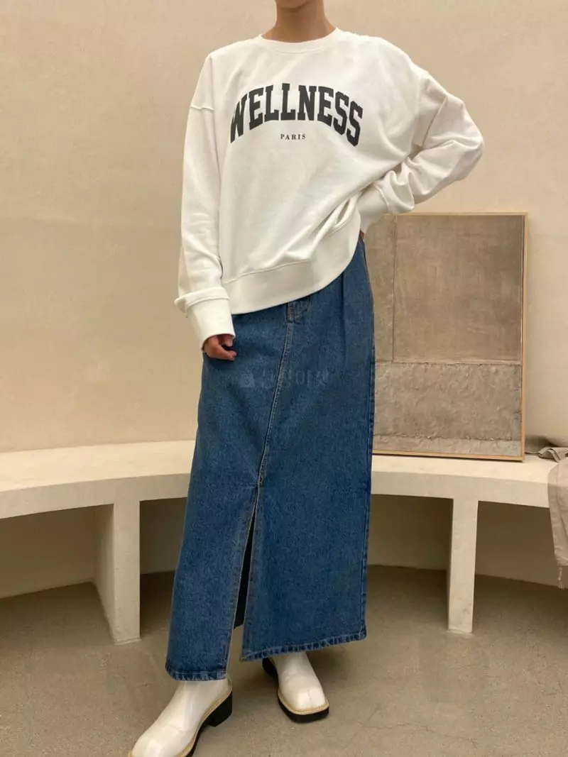 Ann Margret - Korean Women Fashion - #momslook - Paint Sweatshirt - 6