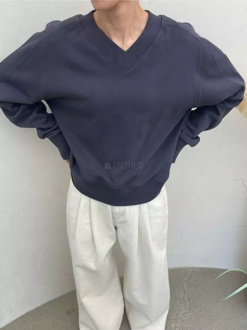 Ann Margret - Korean Women Fashion - #momslook - V Sweatshirt - 2