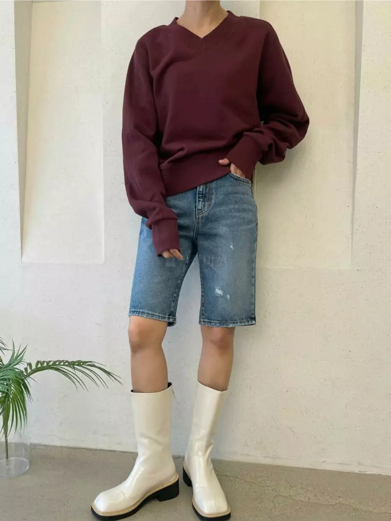 Ann Margret - Korean Women Fashion - #womensfashion - V Sweatshirt - 4