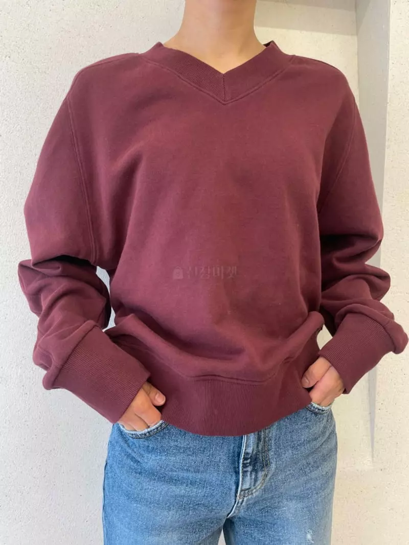 Ann Margret - Korean Women Fashion - #momslook - V Sweatshirt - 5