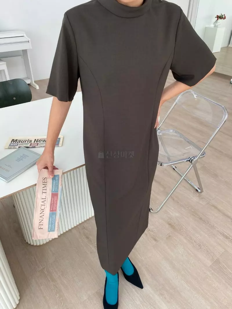 Ann Margret - Korean Women Fashion - #pursuepretty - High Neck One-piece - 2