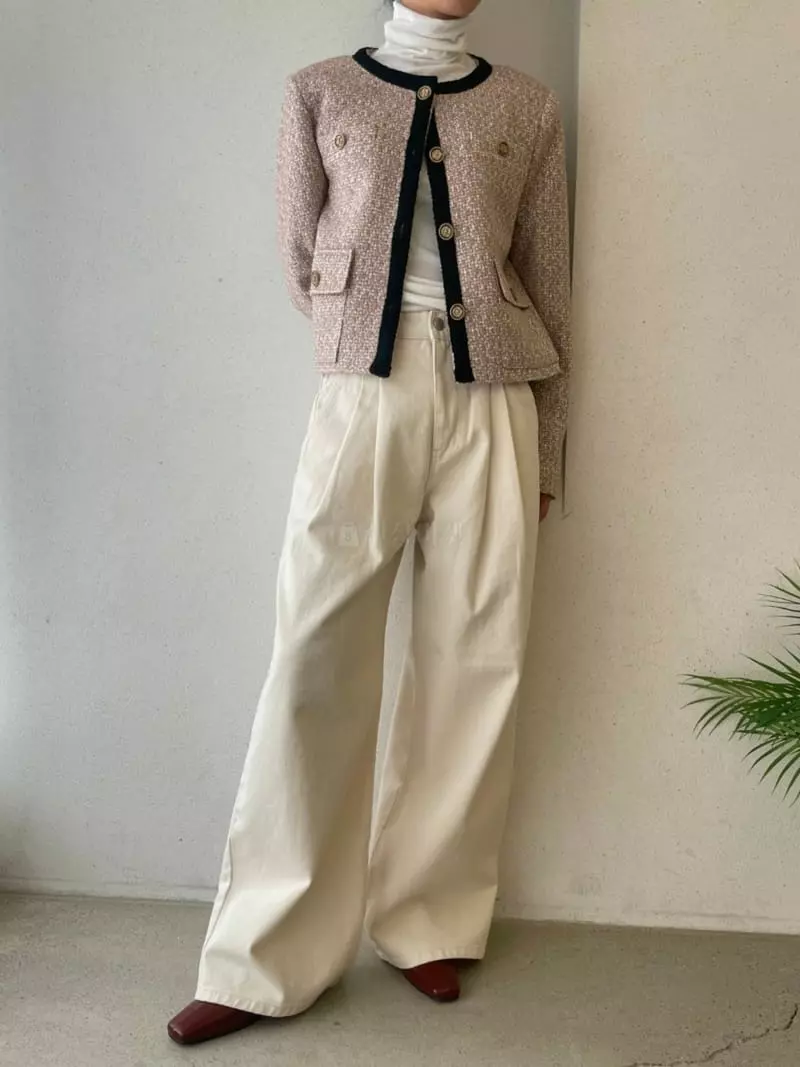 Ann Margret - Korean Women Fashion - #shopsmall - Twid Jacket