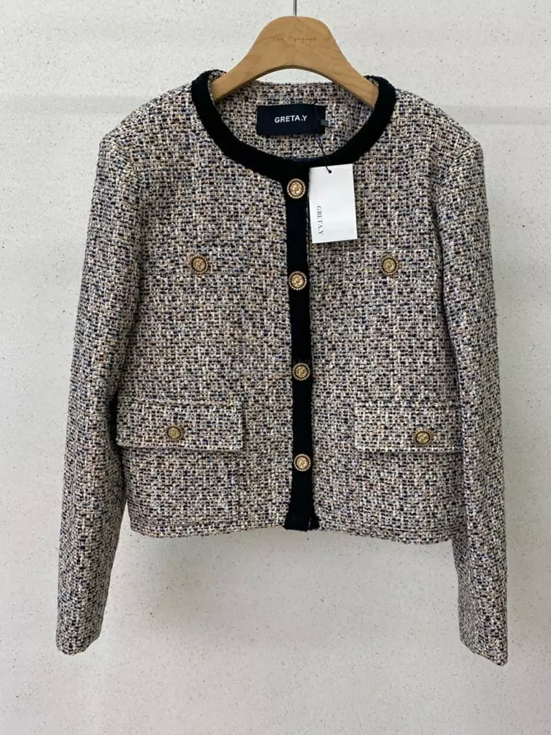Ann Margret - Korean Women Fashion - #thelittlethings - Twid Jacket - 3