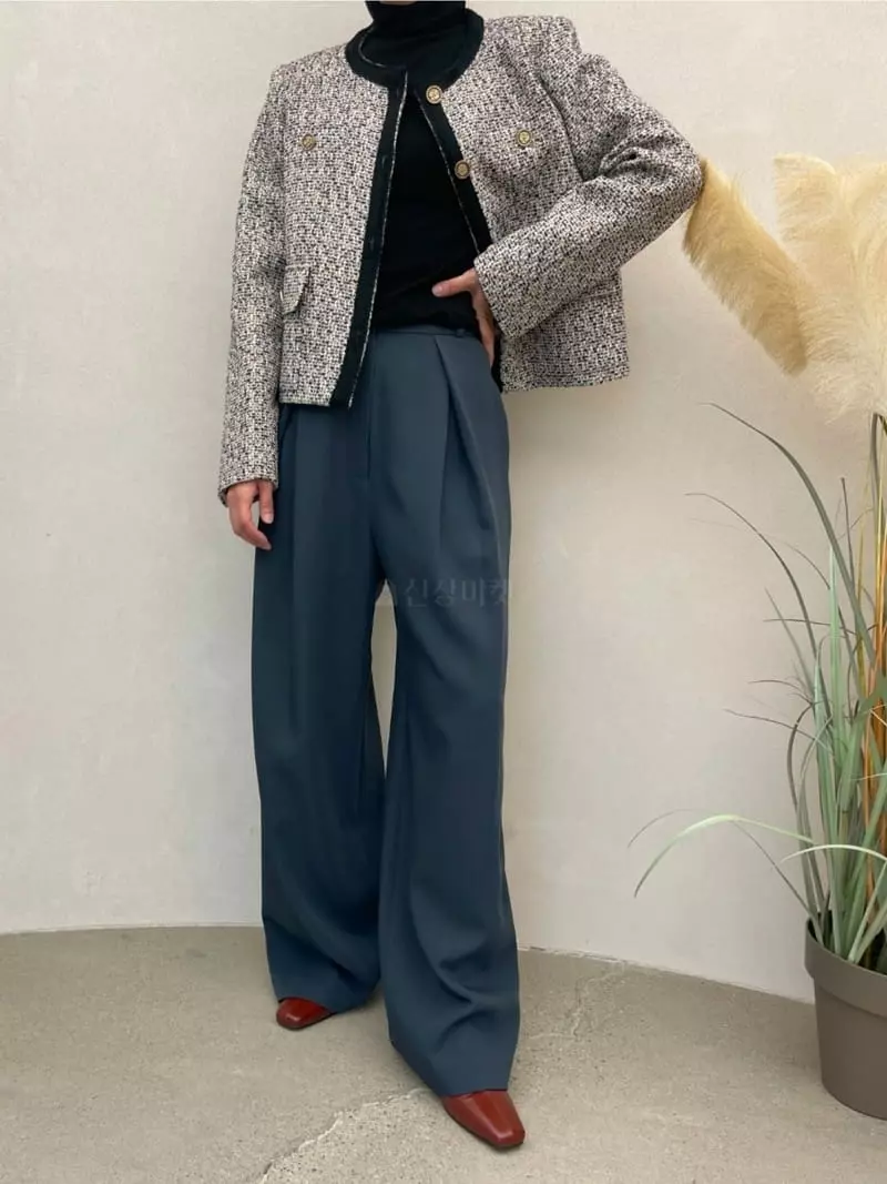 Ann Margret - Korean Women Fashion - #womensfashion - Twid Jacket - 5