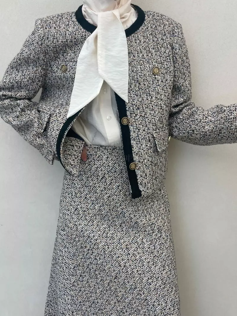 Ann Margret - Korean Women Fashion - #womensfashion - Twid Jacket - 7