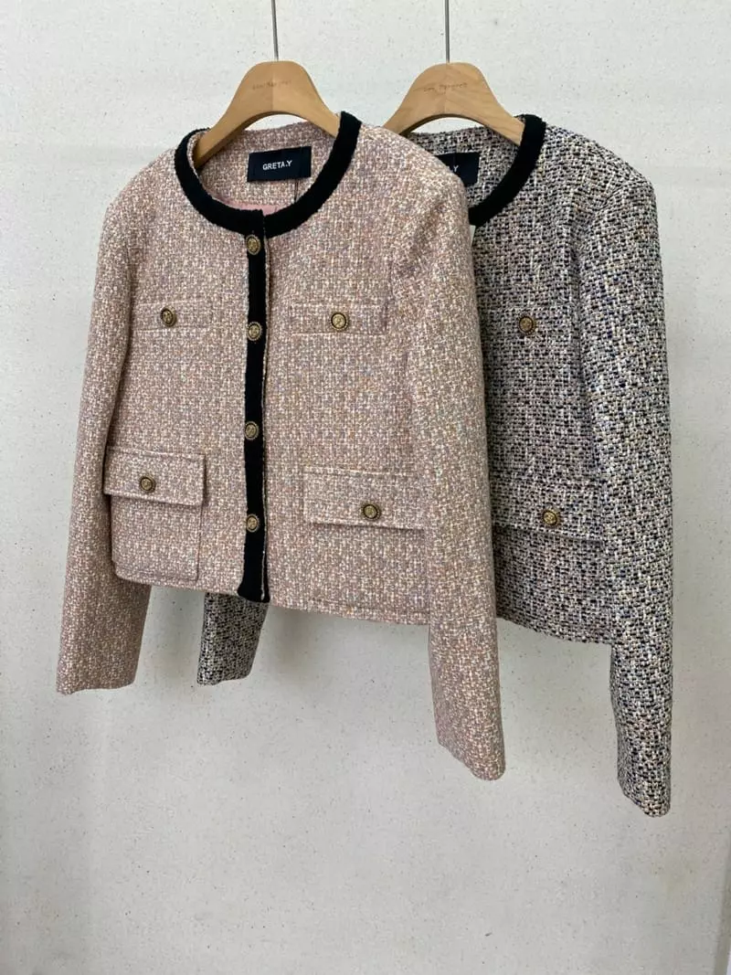 Ann Margret - Korean Women Fashion - #womensfashion - Twid Jacket - 9
