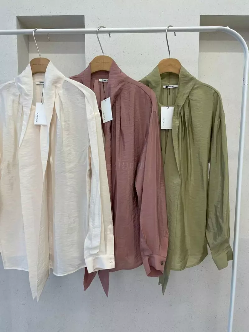Ann Margret - Korean Women Fashion - #womensfashion - Tie Blouse - 11