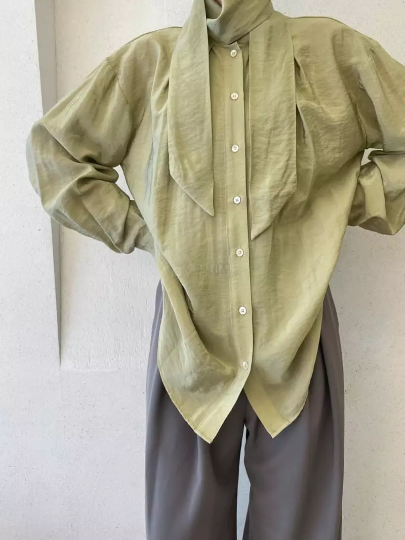 Ann Margret - Korean Women Fashion - #womensfashion - Tie Blouse - 7