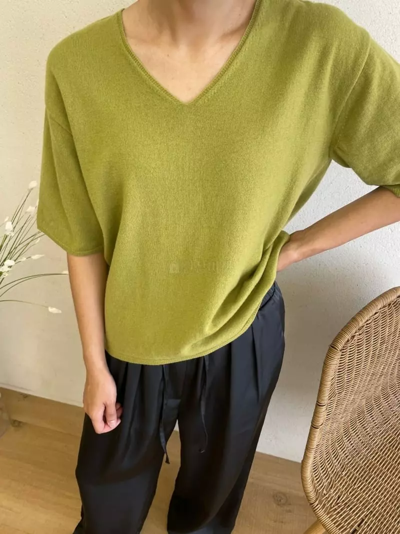 Ann Margret - Korean Women Fashion - #womensfashion - Cash Knit Tee - 6