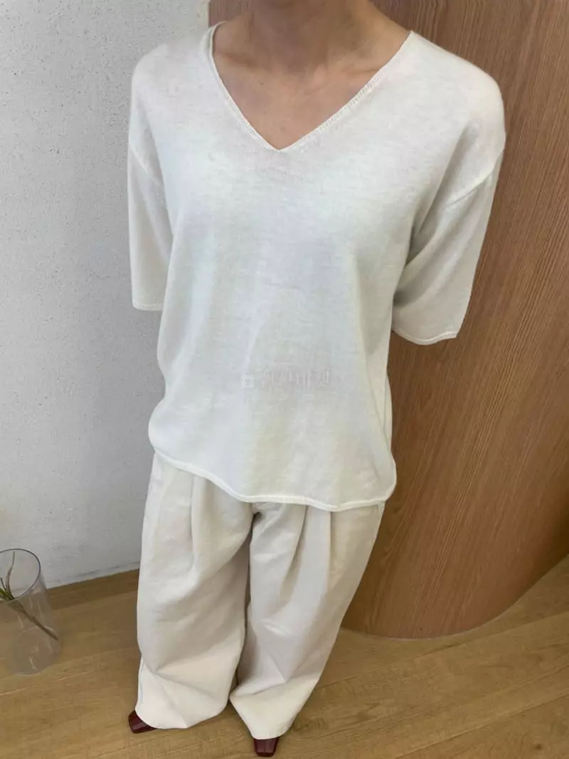 Ann Margret - Korean Women Fashion - #womensfashion - Cash Knit Tee - 8
