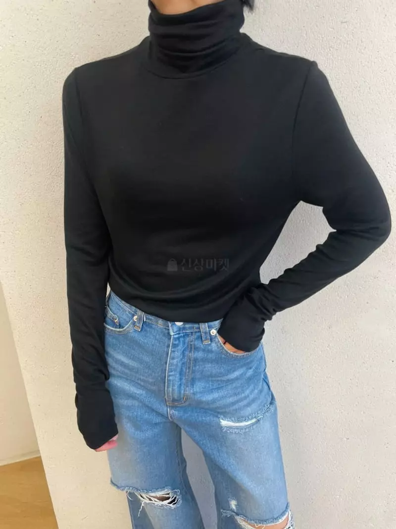 Ann Margret - Korean Women Fashion - #womensfashion - Turtleneck Tee