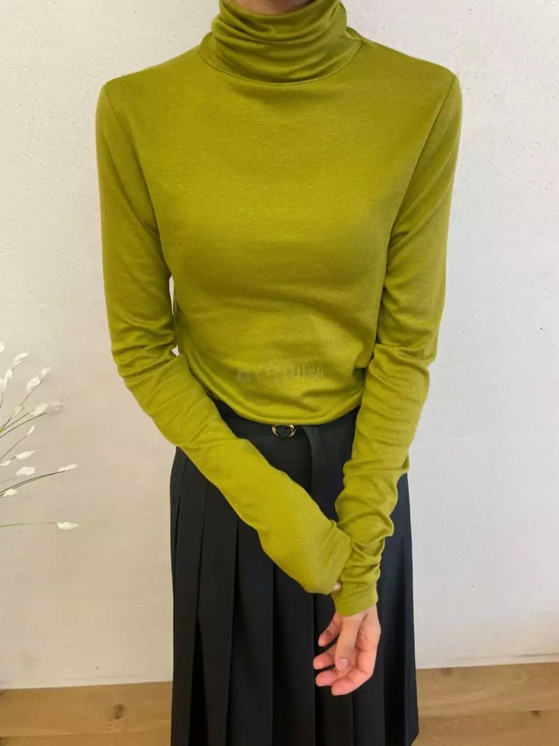 Ann Margret - Korean Women Fashion - #womensfashion - Turtleneck Tee - 11