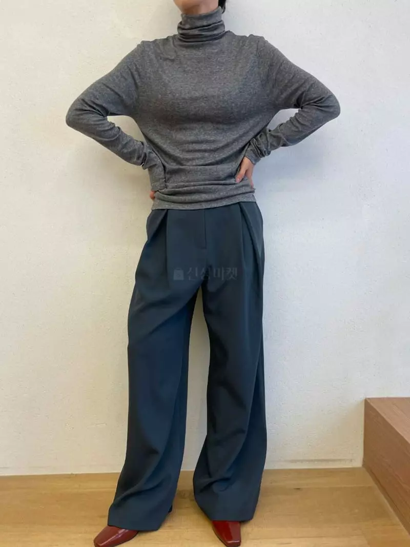 Ann Margret - Korean Women Fashion - #womensfashion - Turtleneck Tee - 3