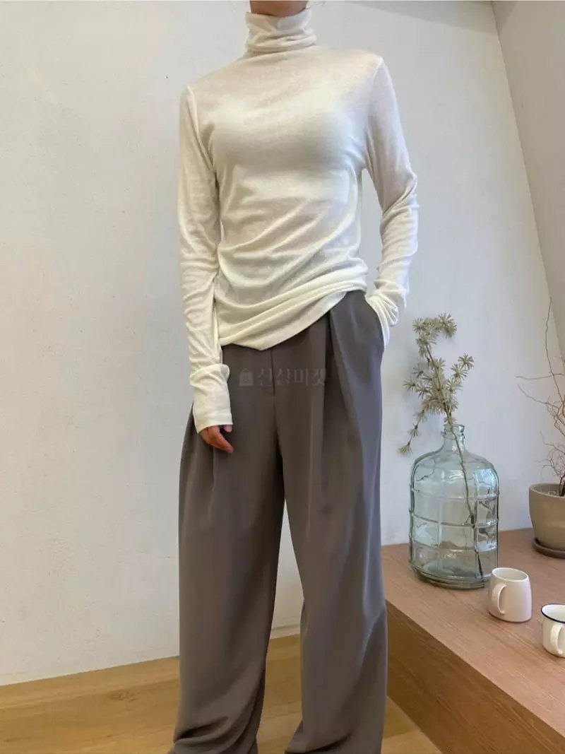 Ann Margret - Korean Women Fashion - #womensfashion - Turtleneck Tee - 5