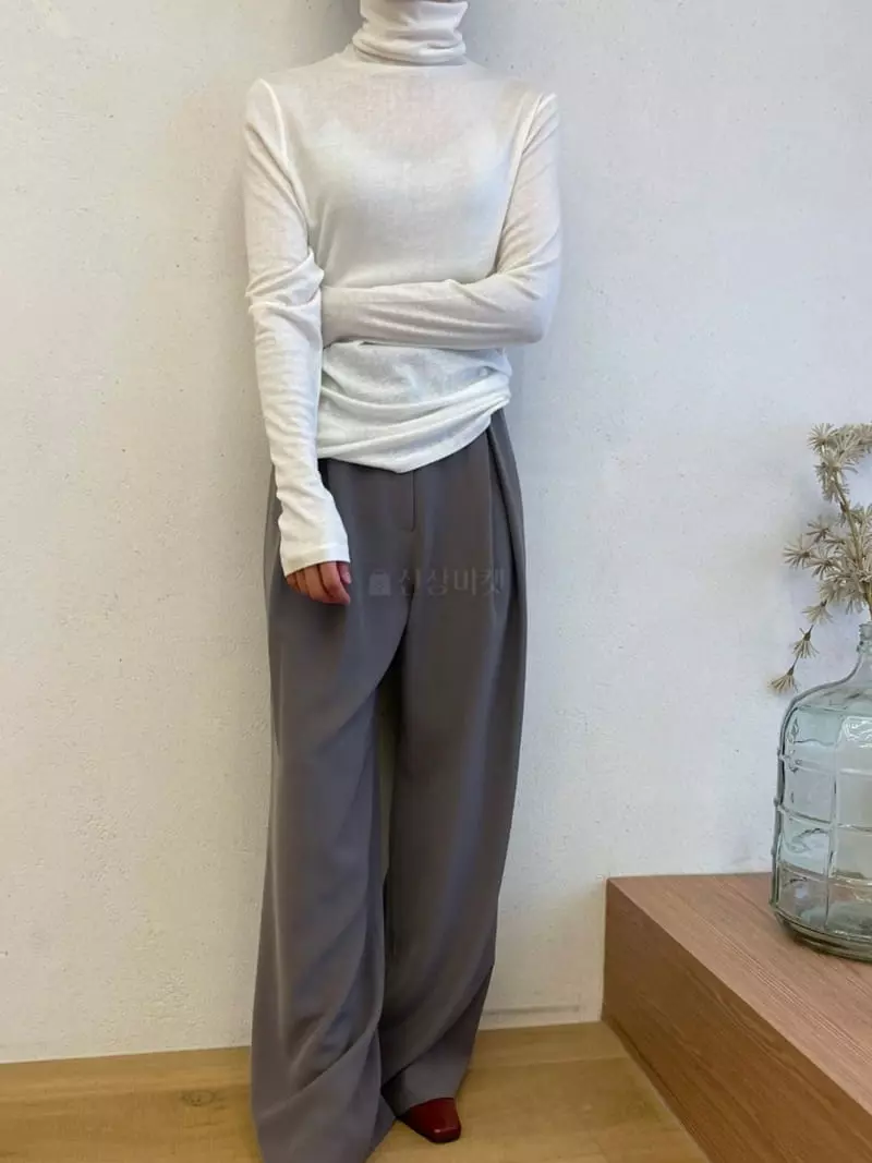 Ann Margret - Korean Women Fashion - #womensfashion - Turtleneck Tee - 7