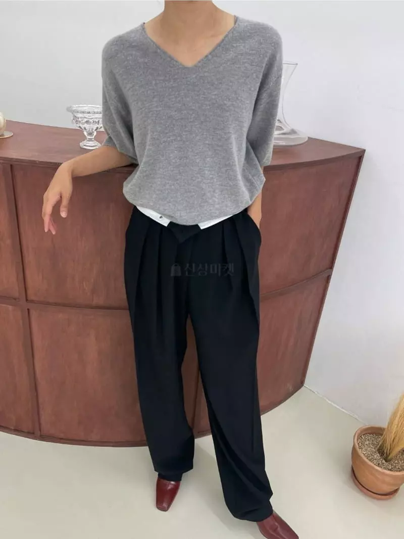 Ann Margret - Korean Women Fashion - #womensfashion - Tuck Pants - 6