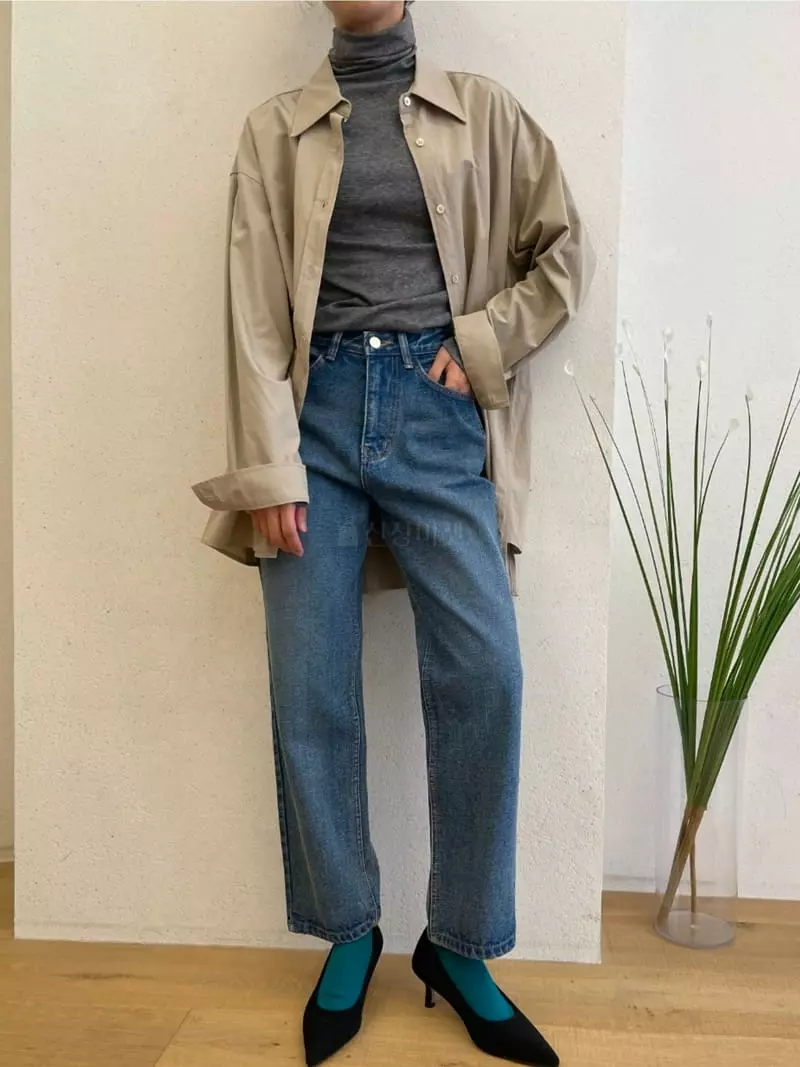 Ann Margret - Korean Women Fashion - #womensfashion - Round Jeans