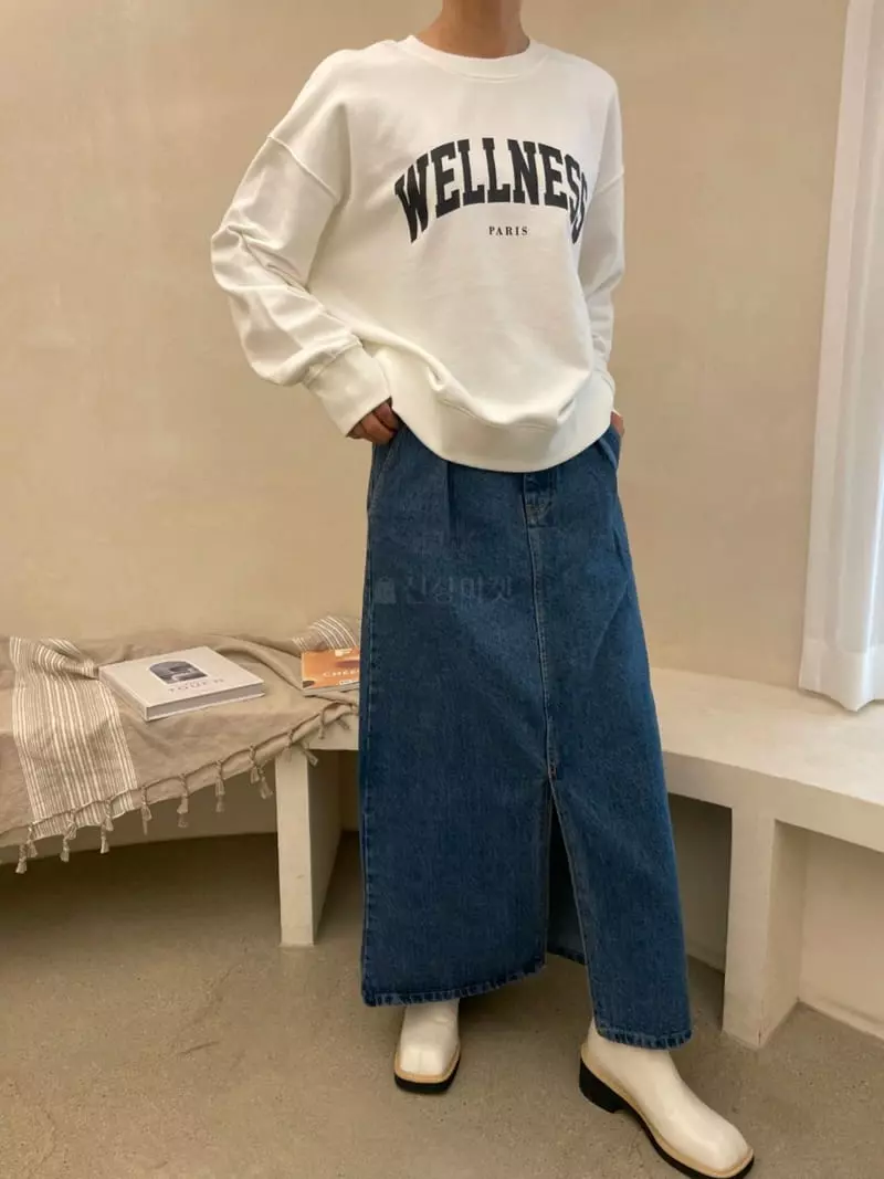Ann Margret - Korean Women Fashion - #momslook - Paint Sweatshirt - 4