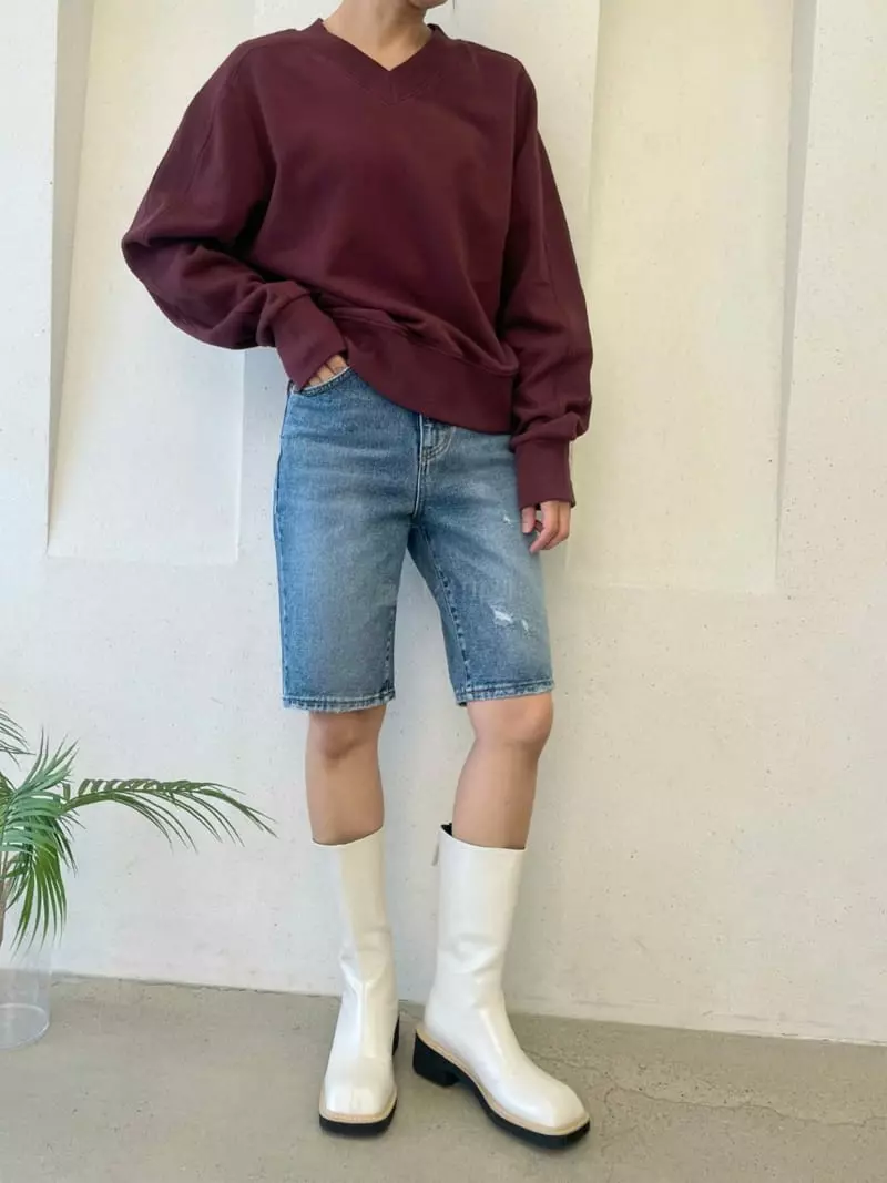 Ann Margret - Korean Women Fashion - #womensfashion - V Sweatshirt - 3