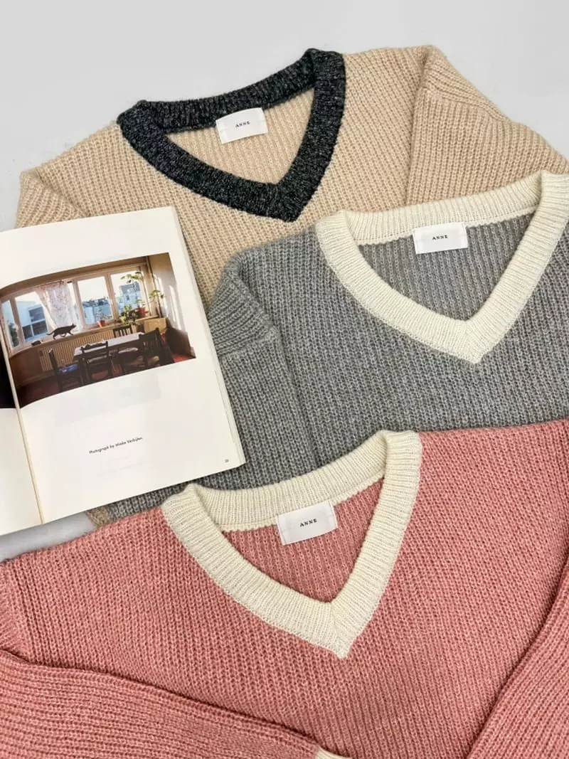 Anne - Korean Women Fashion - #momslook - Chutty Knit Tee