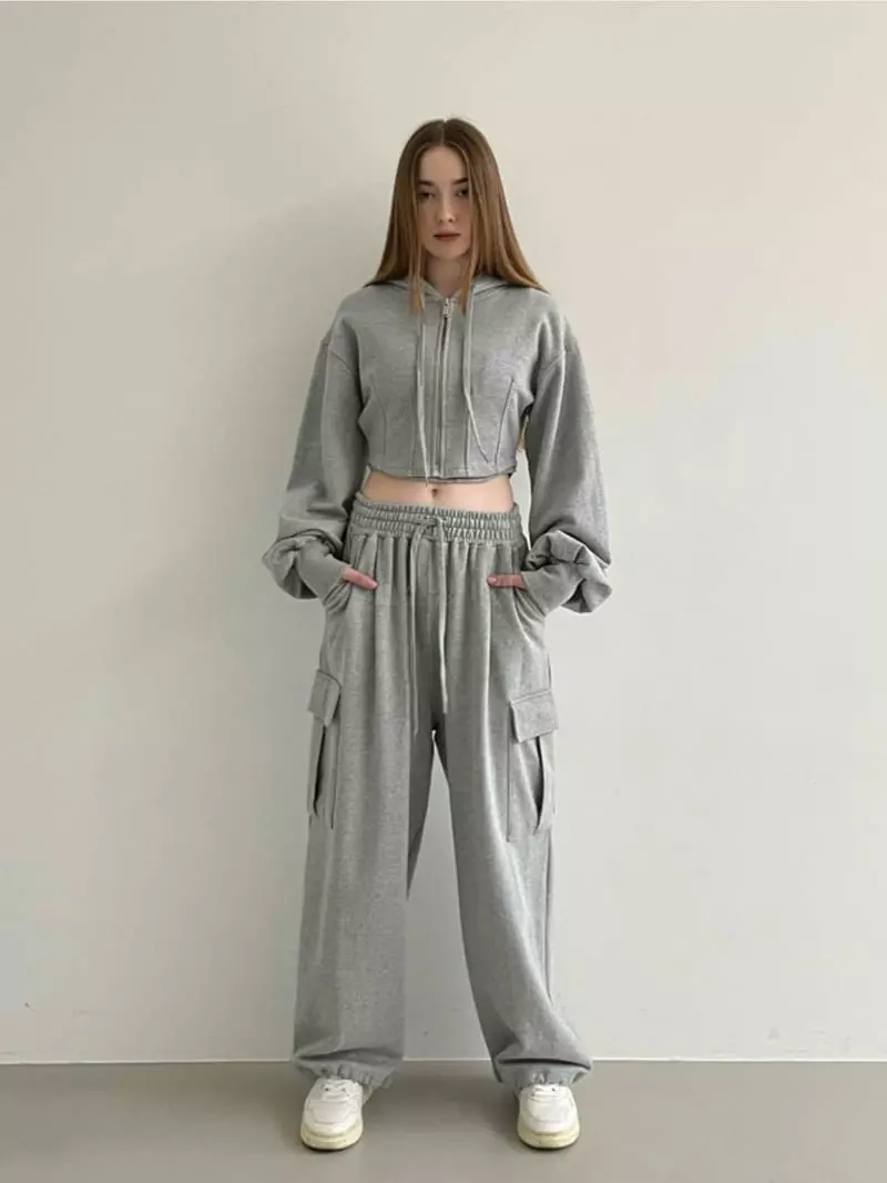 Another Avenue - Korean Women Fashion - #momslook - Forever Hoody Zip-up - 3