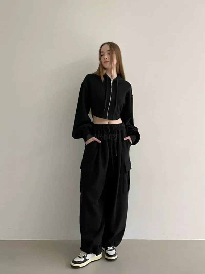 Another Avenue - Korean Women Fashion - #momslook - Forever Hoody Zip-up - 6
