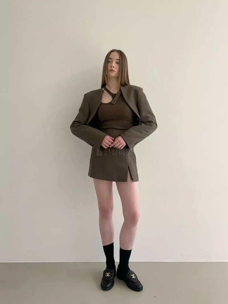 Another Avenue - Korean Women Fashion - #momslook - Slit Skirt Pants - 3