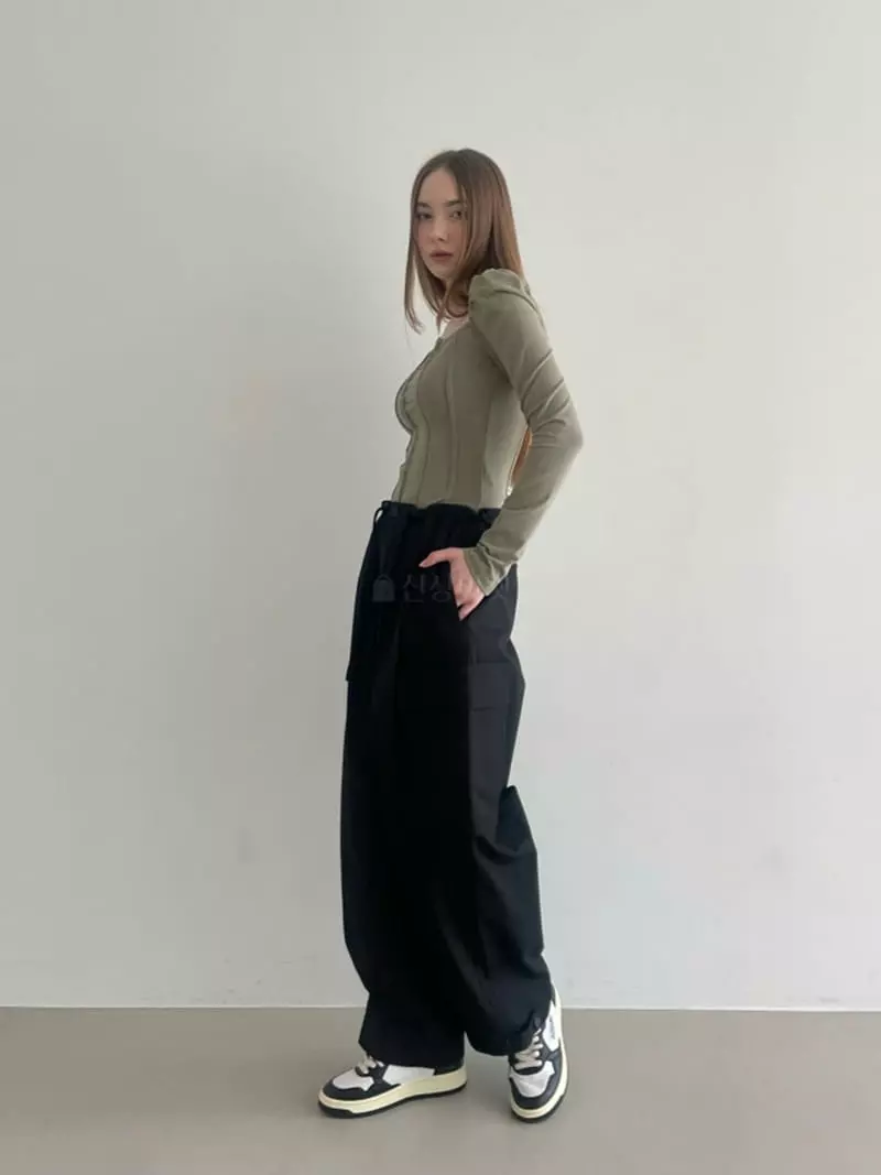 Another Avenue - Korean Women Fashion - #momslook - Corset Tee - 8