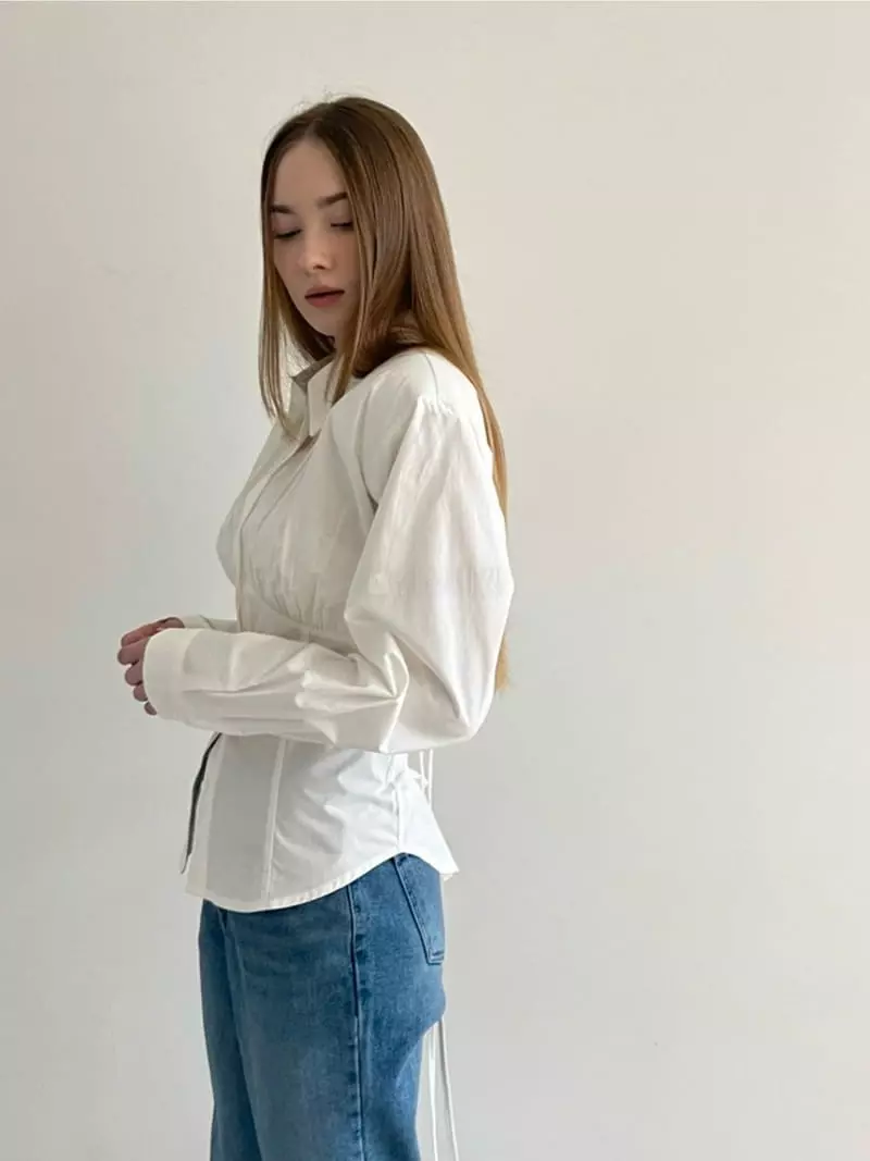 Another Avenue - Korean Women Fashion - #momslook - Corset Shirt - 7