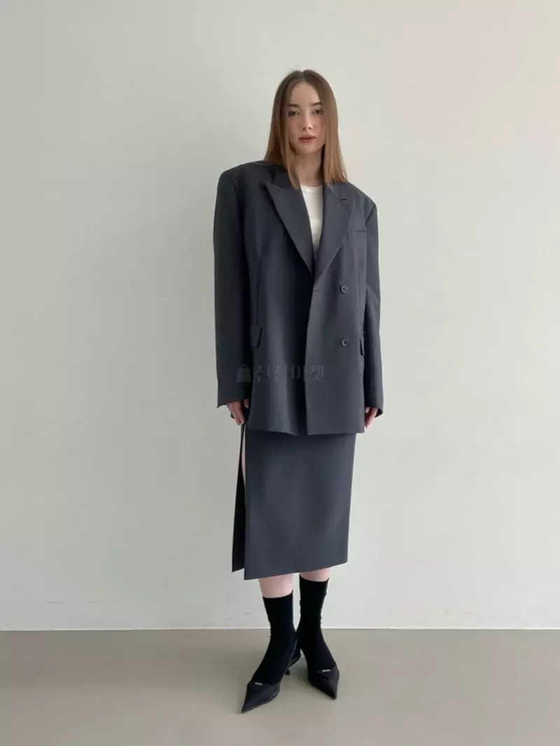 Another Avenue - Korean Women Fashion - #momslook - Eve Double Jacket - 7