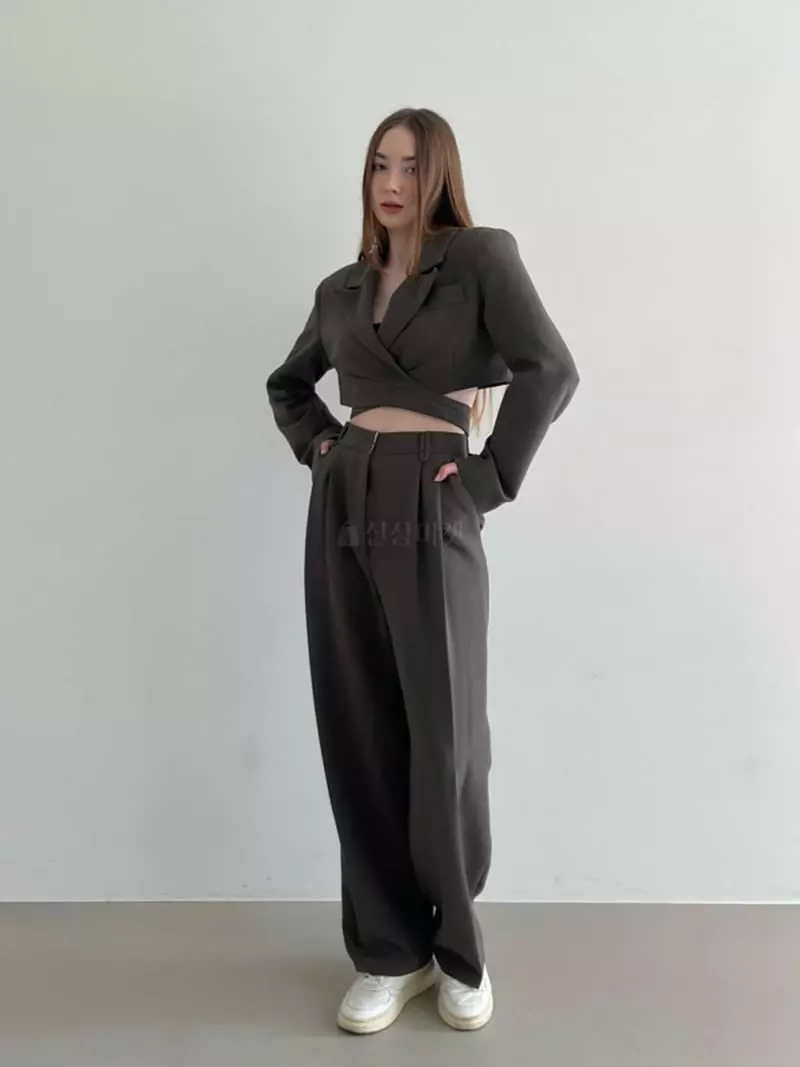 Another Avenue - Korean Women Fashion - #momslook - Eter Wrap Jacket - 6