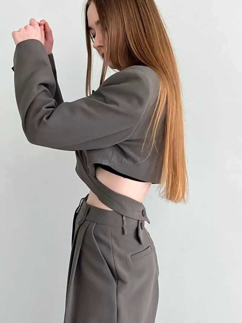 Another Avenue - Korean Women Fashion - #momslook - Eter Wrap Jacket - 8