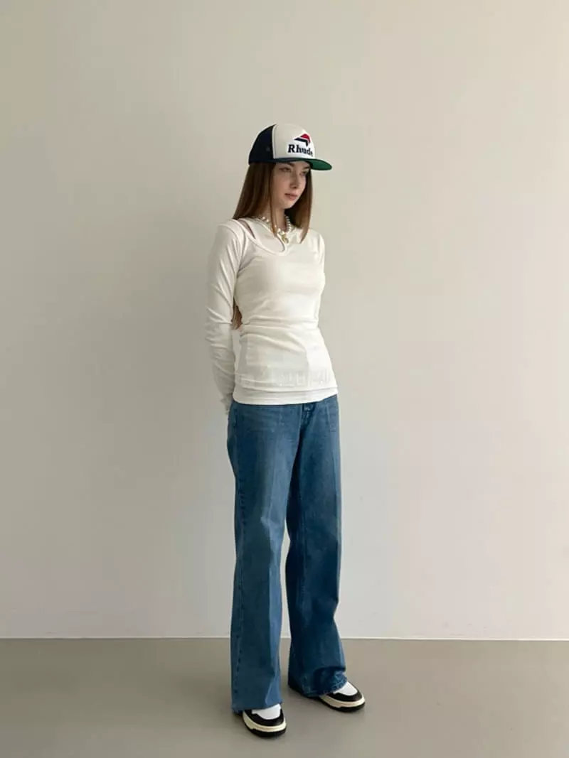 Another Avenue - Korean Women Fashion - #momslook - Another Jeans - 3