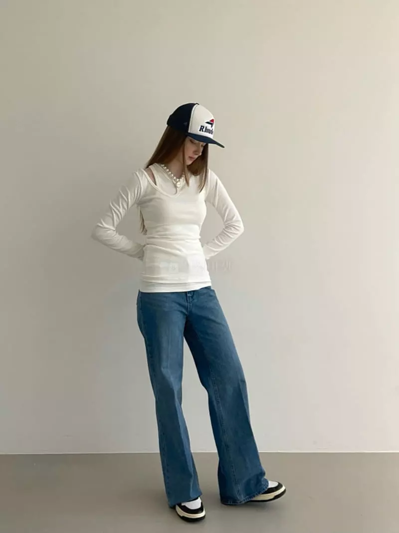 Another Avenue - Korean Women Fashion - #momslook - Another Jeans - 5