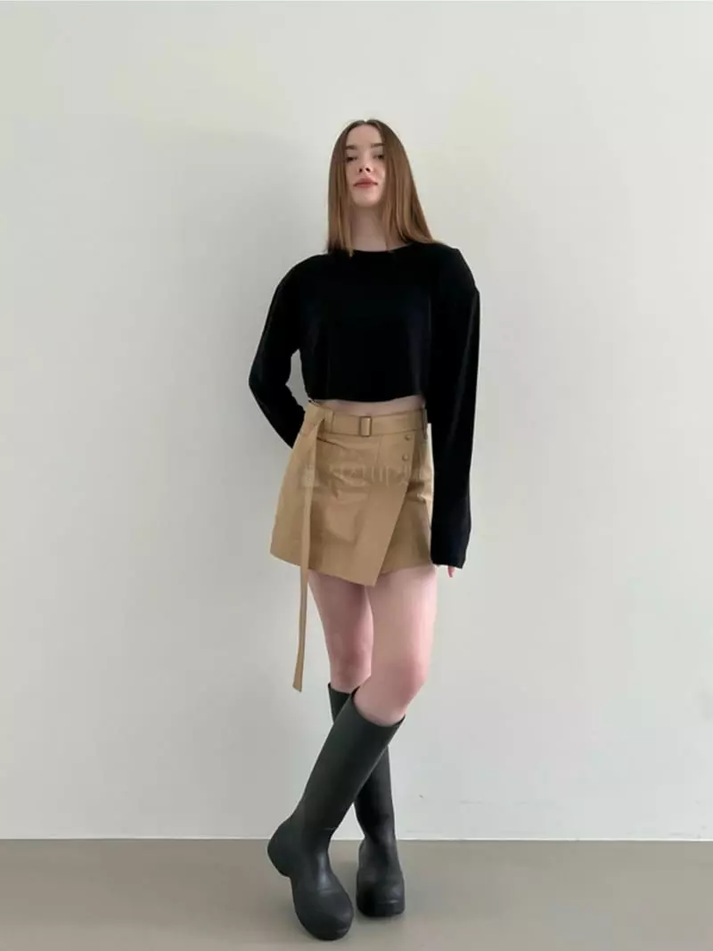 Another Avenue - Korean Women Fashion - #momslook - Row Wrap Skirt - 3