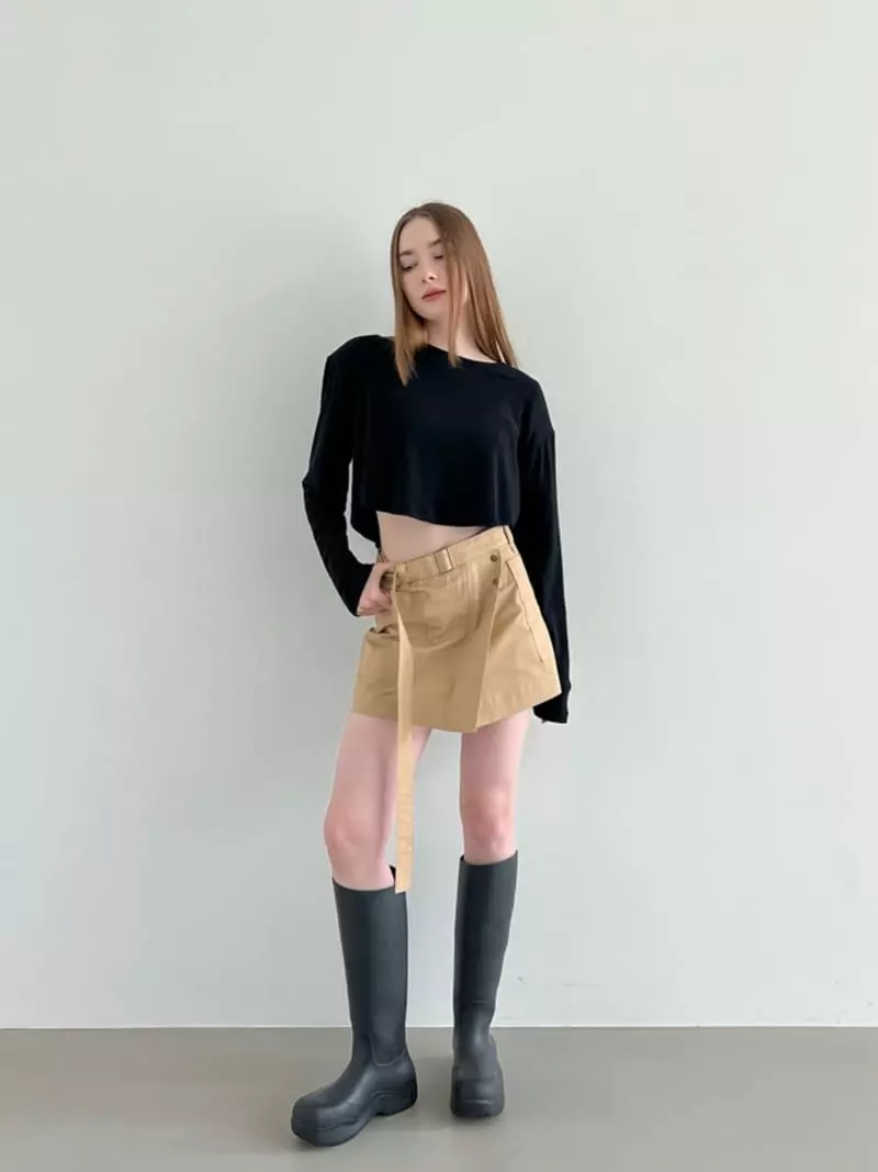 Another Avenue - Korean Women Fashion - #momslook - Row Wrap Skirt - 7