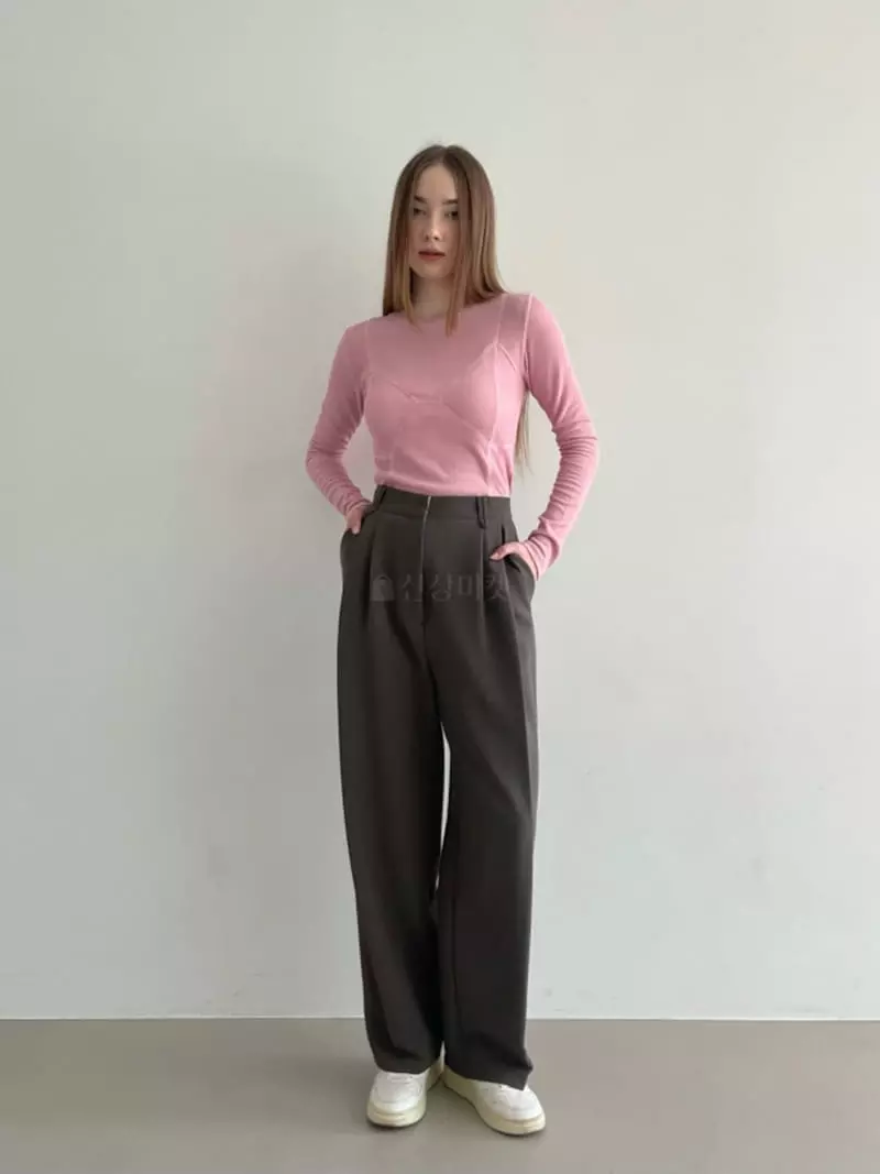 Another Avenue - Korean Women Fashion - #momslook - Liner Tee - 2