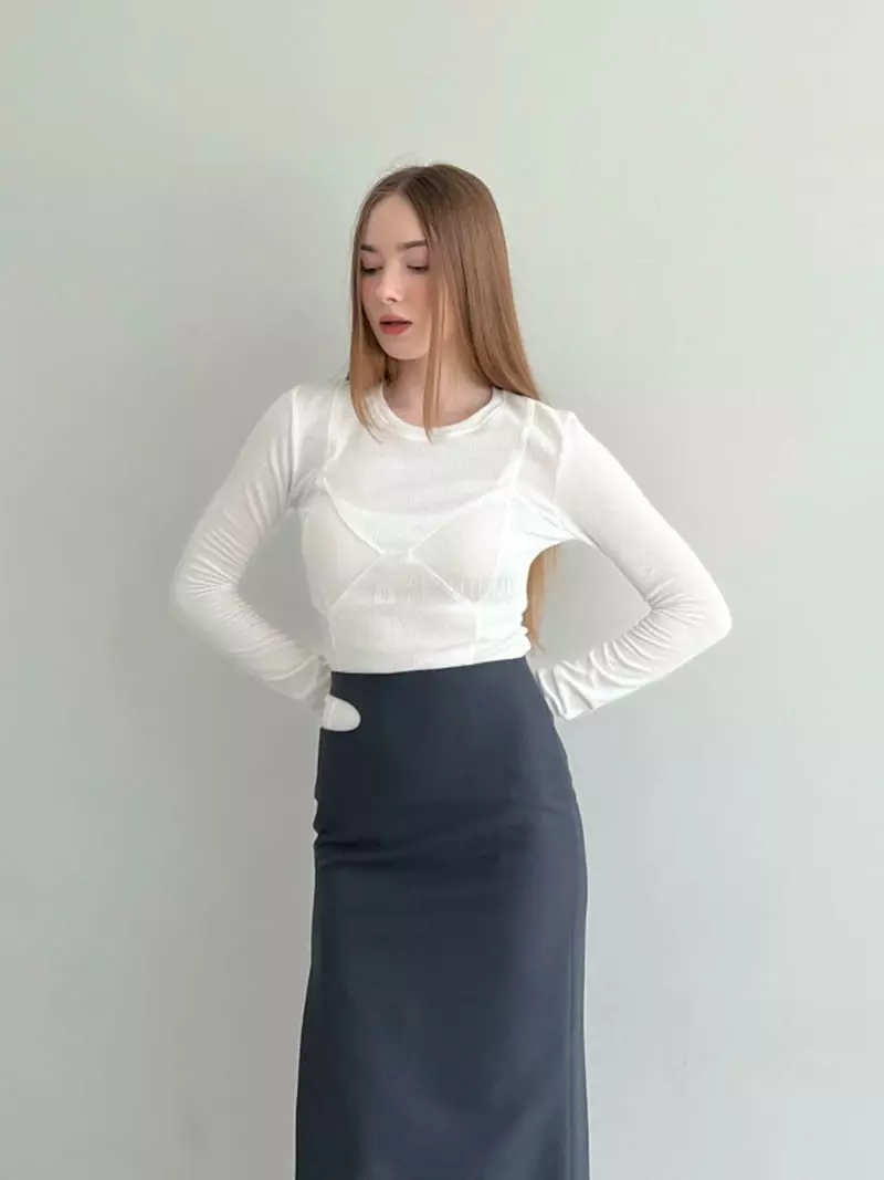 Another Avenue - Korean Women Fashion - #momslook - Liner Tee - 9